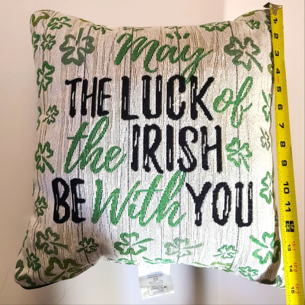 🍀St. Patrick's Day Throw Pillow ~ 